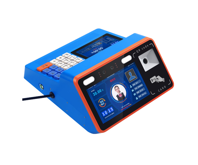 人脸识别消费机（台式双屏）